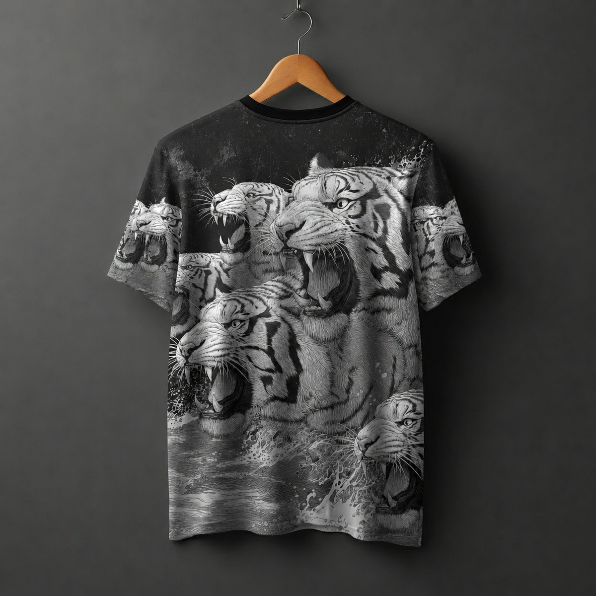 Fierce Tiger Graphic Streetwear T-Shirt