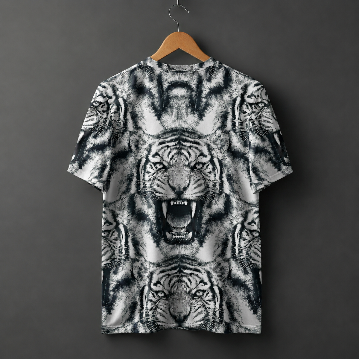 Roaring White Tiger Regular Fit T-Shirt