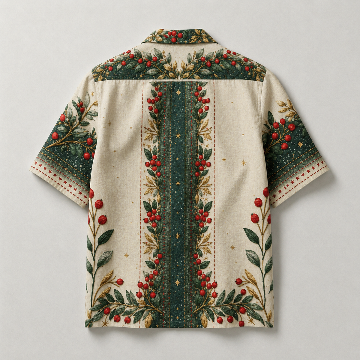 Botanical Heritage Cuban Collar Shirt