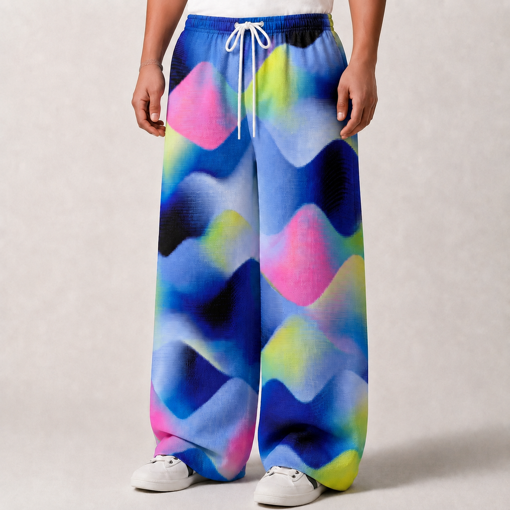 Luminous Flow Baggy Pants