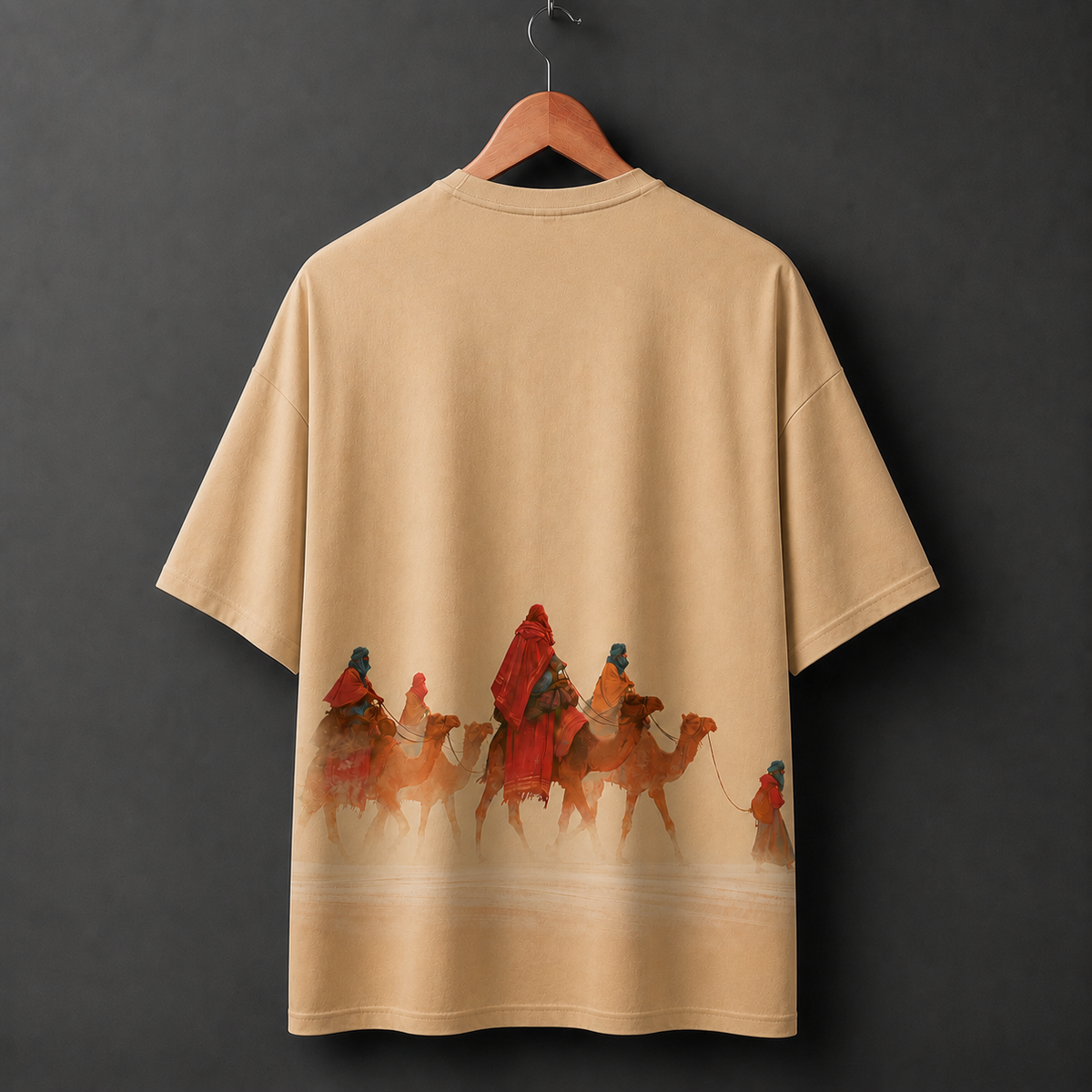 Desert Caravan Oversized Graphic T-Shirt