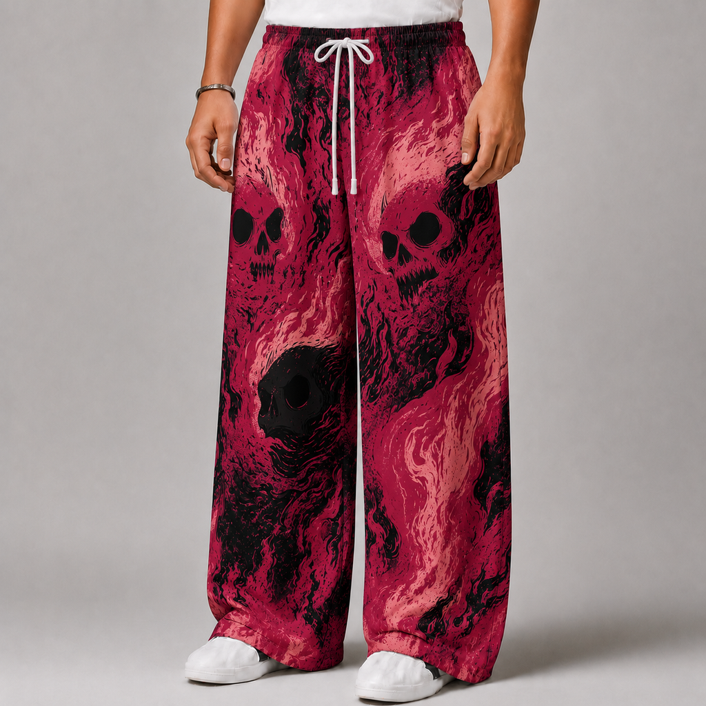 Doomfire Unisex Wide Leg Trouser