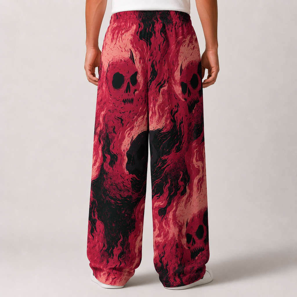 Doomfire Unisex Wide Leg Trouser