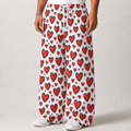 Heart Pop Graphic Oversized Pants