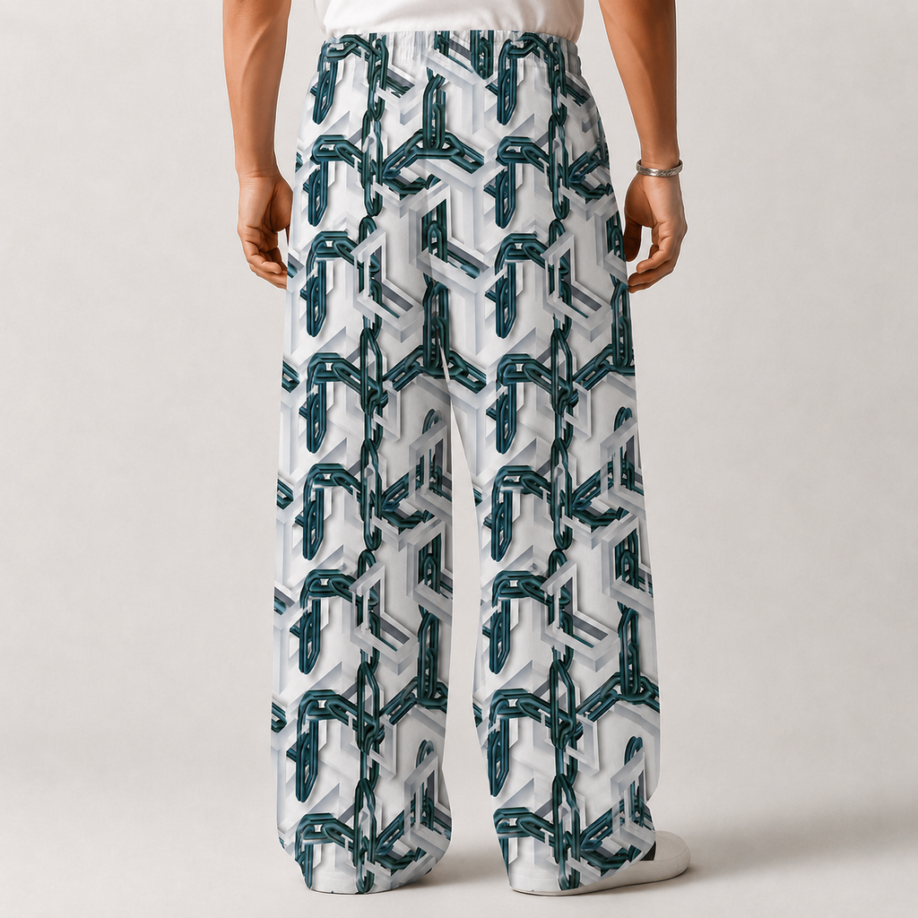 Infinity Chain Baggy Pant Relaxed Fit Trousers