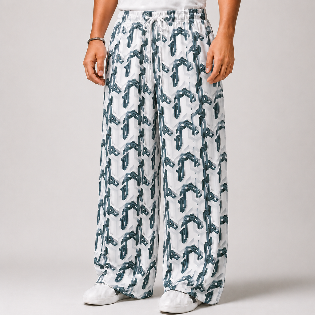 Infinity Chain Baggy Pant Relaxed Fit Trousers
