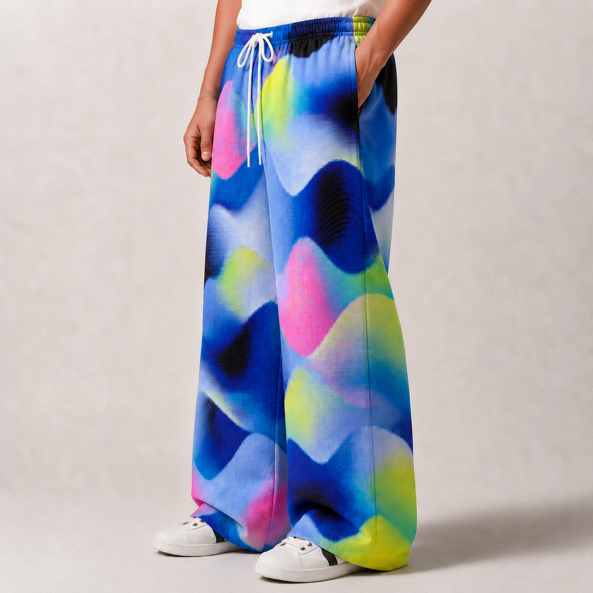 Luminous Flow Baggy Pants