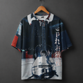 Midnight Guitar Oversized Graphic T-Shirt