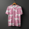 Pink Leopard Printed T-Shirt