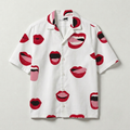 Kiss Printed  Cuban Collar Shirt