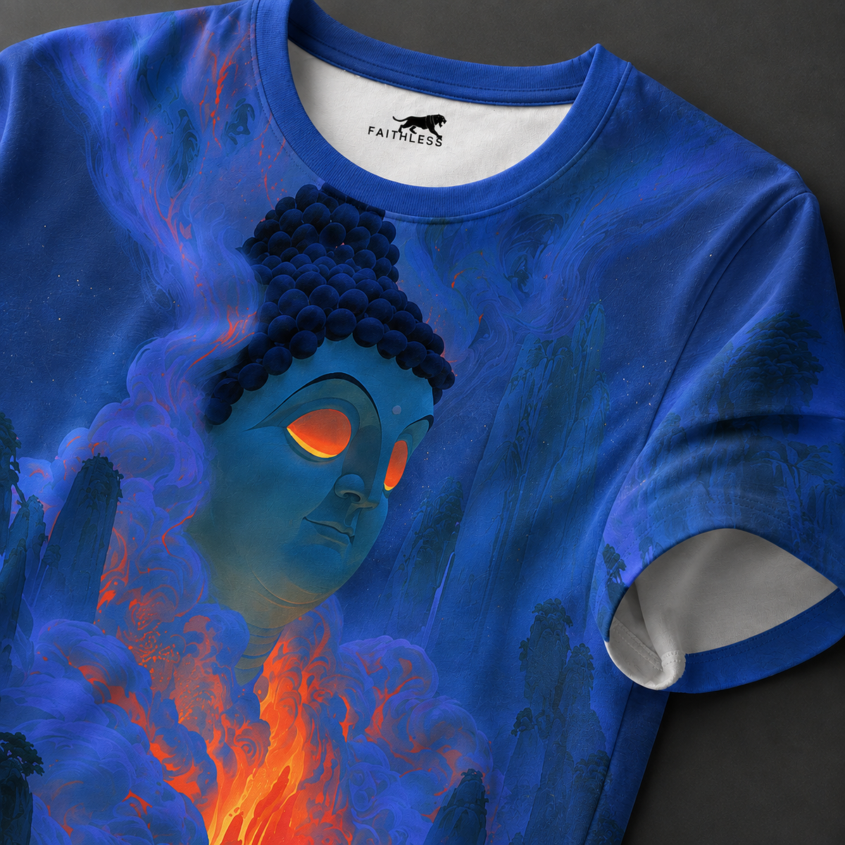 Mystic Buddha Oversized Graphic T-Shirt